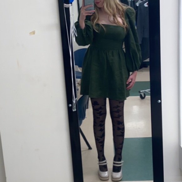 Reformation Open Back Mini Dress - Picture 1 of 6